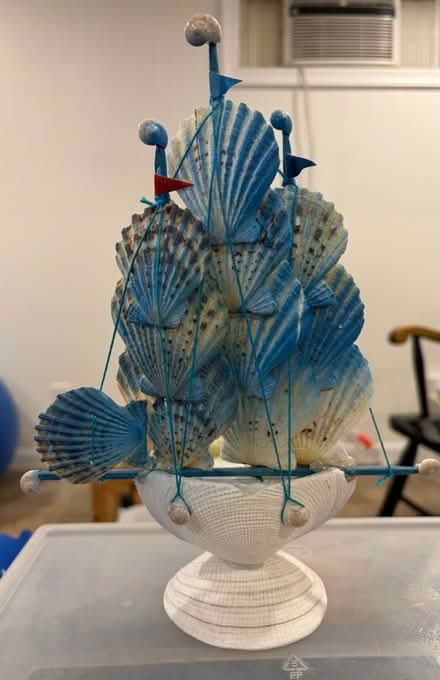 Photo of free Handmade Seashell Sailing Ship (Belmont, MA) #1