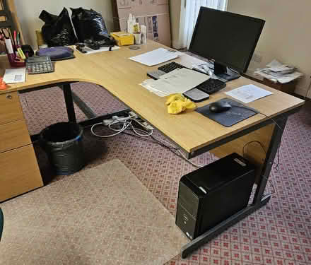 Photo of free Desk with Drawer Pedestal (Central Reading RG1) #1