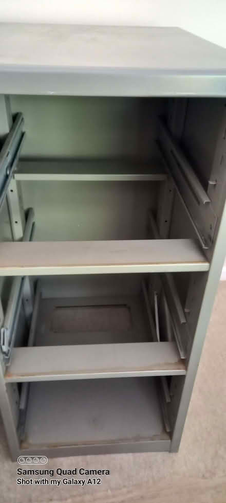 Photo of free 3 drawer grey filing cabinet (Danbury CM3) #2