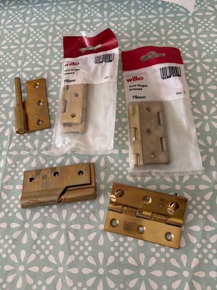 Photo of free Large brass hinges (Bexleyheath DA6) #1