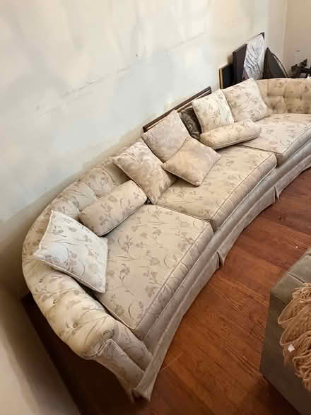 Photo of free Vintage 1970s Curved Sofa (Decatur - East Atlanta area) #3