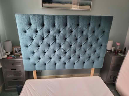 Photo of free Double bed headboard Jade Green (Rudheath CW9) #2