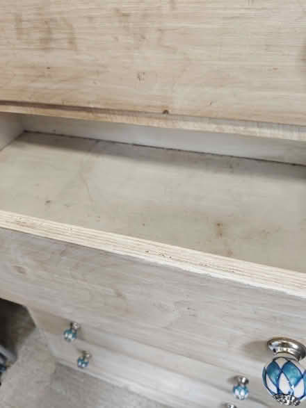 Photo of free Old plywood chest of drawers in need of refurbishment (Leasgill LA7) #2