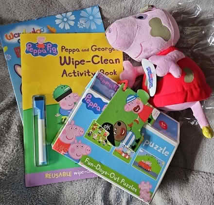Photo of free Peppa Pig toys and book (Ramsey Mereside PE26) #1