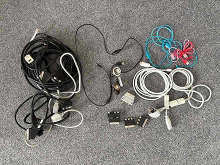 Photo of free Bag of cables; USB camera, iPod cables, hdmi/mini Display (Douglas IM2) #1