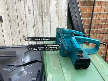 Photo of free 2 Black & Decker electric chainsaws (hungerford rg17 0aw) #1