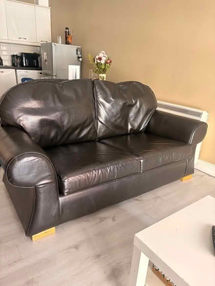 Photo of free Black Sofa (Tara Street - Dublin) #1