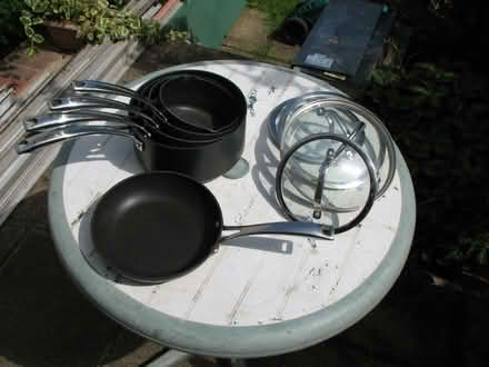 Photo of free Set of Marks & Spencer Saucepans (Corringham SS17) #2