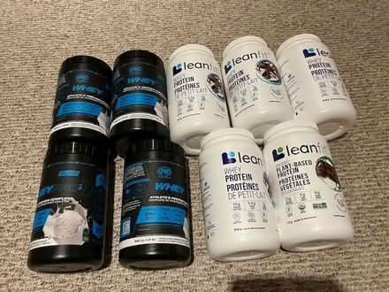 Photo of free Plastic protein powder containers (Huron and Wellington) #1