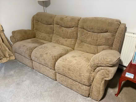 Photo of free Three seater sofa (Halesworth IP19) #4
