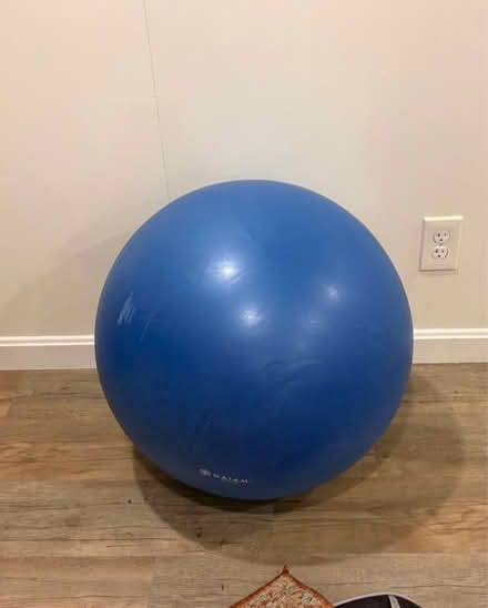 Photo of free Blue Exercise / Yoga Ball (Belmont, MA) #2