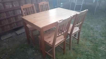Photo of free Dining table and chairs set (Burton BH23) #1