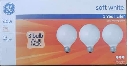 Photo of free 8 new - never used Light Bulbs (Redwood City) #1