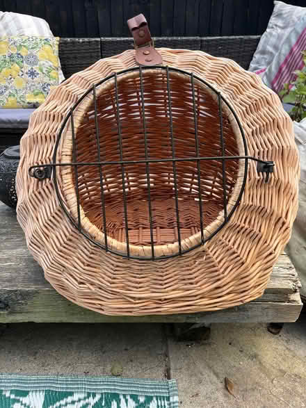 Photo of free Wicker cat basket (Harrietsham) #3