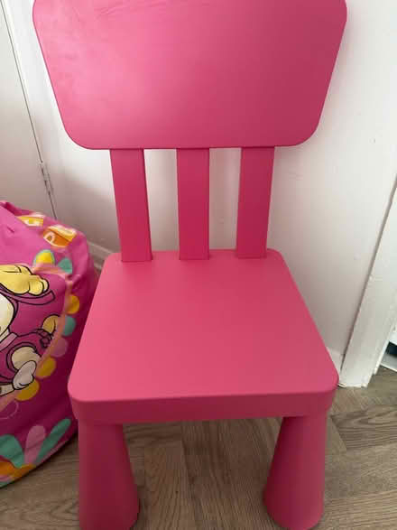 Photo of free Ikea kids pink chair (Barton ox38) #1