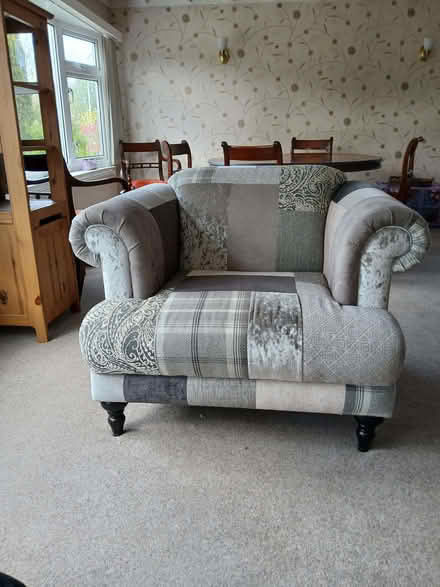 Photo of free 3 seater sofa and 1 chair (Fairlands GU3) #3