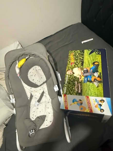 Photo of free Baby bouncer and bicycle (East Kilbride G74) #1