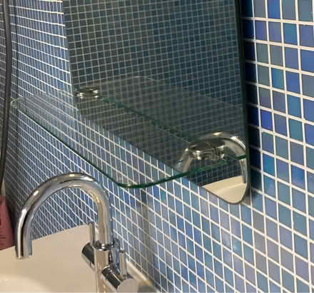 Photo of free Bathroom mirror with shelf (N22 very near Wood Green tube) #2
