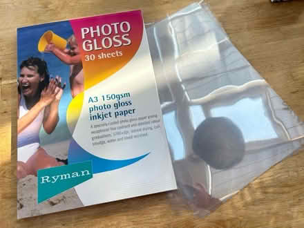 Photo of free A3 photo paper & Acetate sheets (Camberley GU15) #1