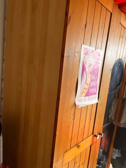 Photo of free Wooden cupboard (Ub60ln) #3