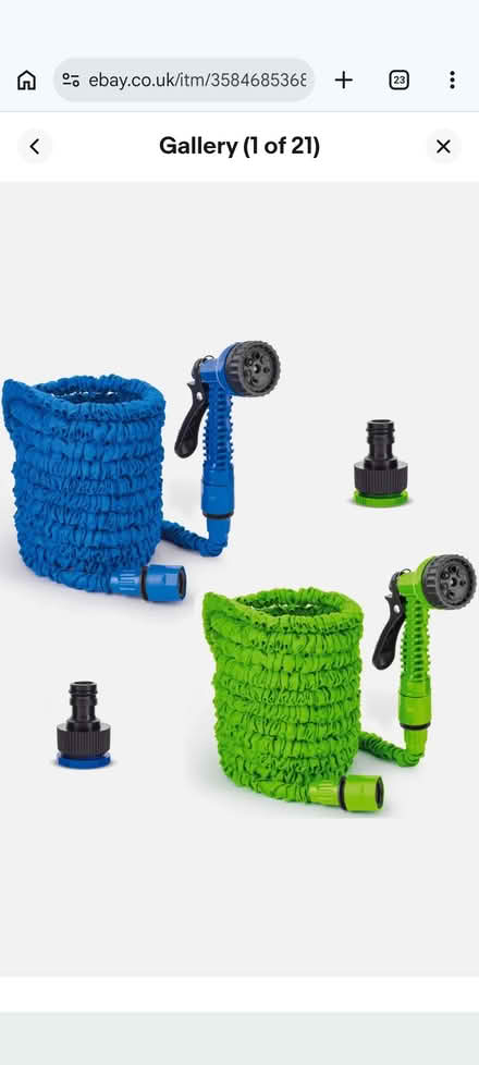 Photo of Hosepipe and spray nozzle (Owlbury SY9) #1