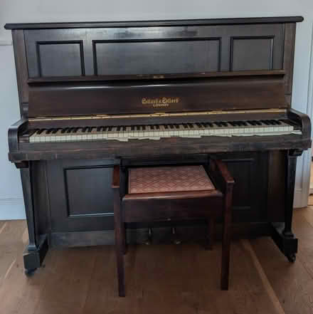 Photo of free Piano & chair (Great Chishill SG8) #1
