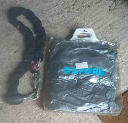 Photo of free Motorcycle cover and bike lock (east twickenham) #1