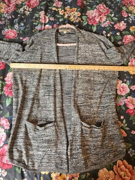 Photo of free B&W Cardigan w/ Pockets L (West 7th) #2