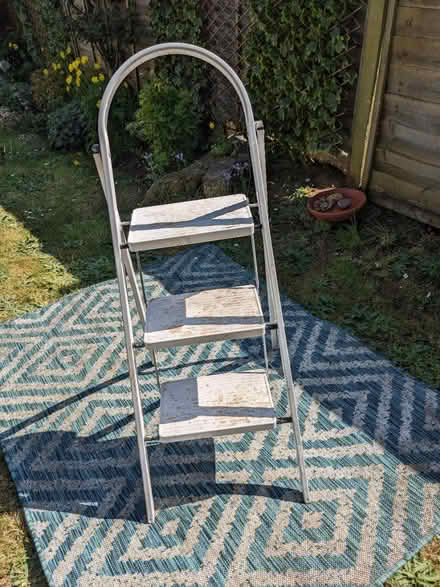 Photo of free White mini step ladder (Bletchingley RH1) #2
