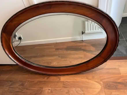 Photo of free Mahogany mirror (needs repair) (SE10) #3