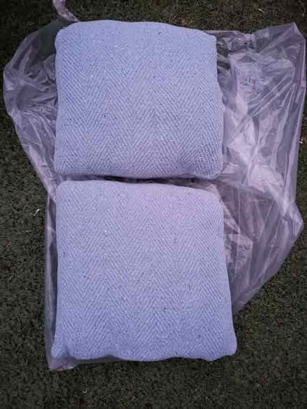 Photo of free 2 x Cushions (green) (Gorse Hill M16) #1