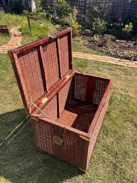 Photo of free Wicker chest (St Neots, PE19) #3