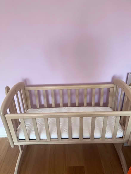 Photo of free John Lewis swinging crib (West Kirby) #3