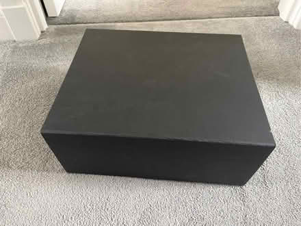 Photo of free Cardboard box with shredded paper (Cammo EH4) #1