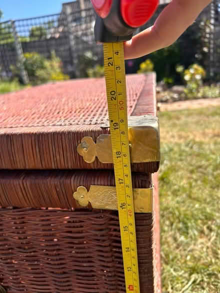 Photo of free Wicker chest (St Neots, PE19) #4