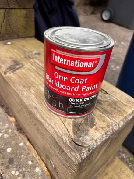 Photo of free Blackboard paint (UpperHale GU9) #1
