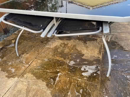 Photo of free Garden table & 4 deckchairs (Berkley) #2