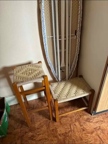 Photo of free Two traditional stools (PO3 Baffins) #1