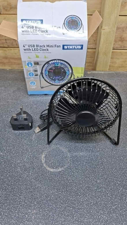Photo of free USB fan with clock (NR1 4LD) #1