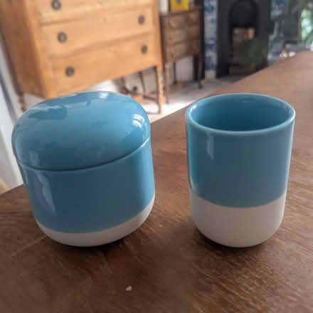 Photo of free John Lewis bathroom storage pots (Leith, Edinburgh) #1
