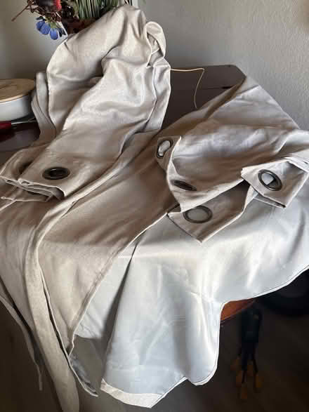 Photo of free 2 long Curtain panels (West San Jose 95128) #4