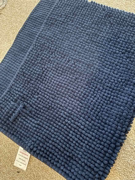 Photo of free Navy bath mat (DE23) #1