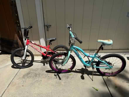 Photo of free Two children’s bikes (East Cupertino) #1