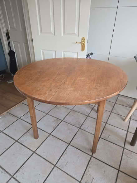 Photo of free Round Wooden Table (Surbiton KT1) #3
