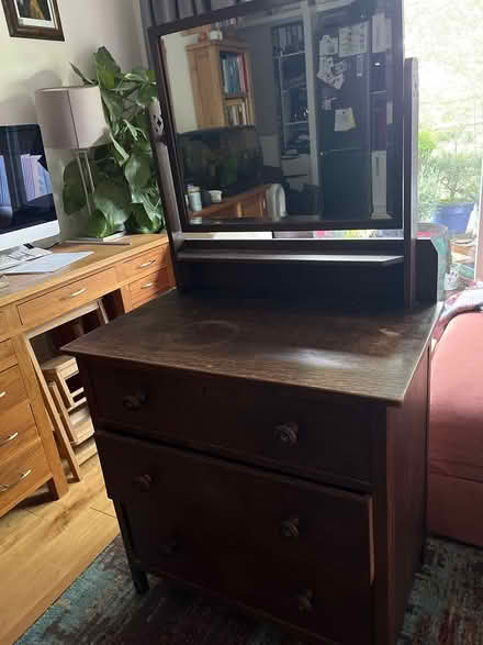 Photo of free Vintage vanity unit (Kt3 4bf) #3