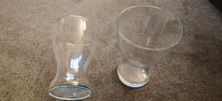 Photo of free 2 Glass Vases (Kidderminster DY10) #1