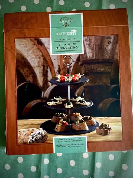Photo of free Three tier slate serving stand (Abingdon) #2