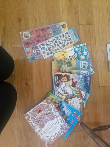 Photo of free Colouring books and stickers (D18E0K6) #1
