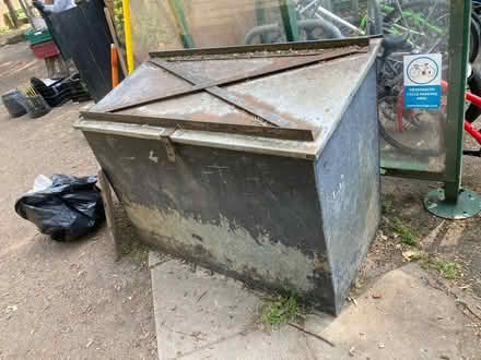 Photo of free Metal container battered but strong (Grasmere school) #1