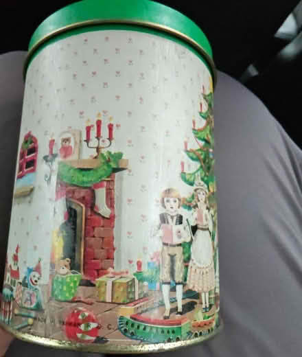 Photo of free Small christmas themed tin (Townhill Park/West End SO18) #2